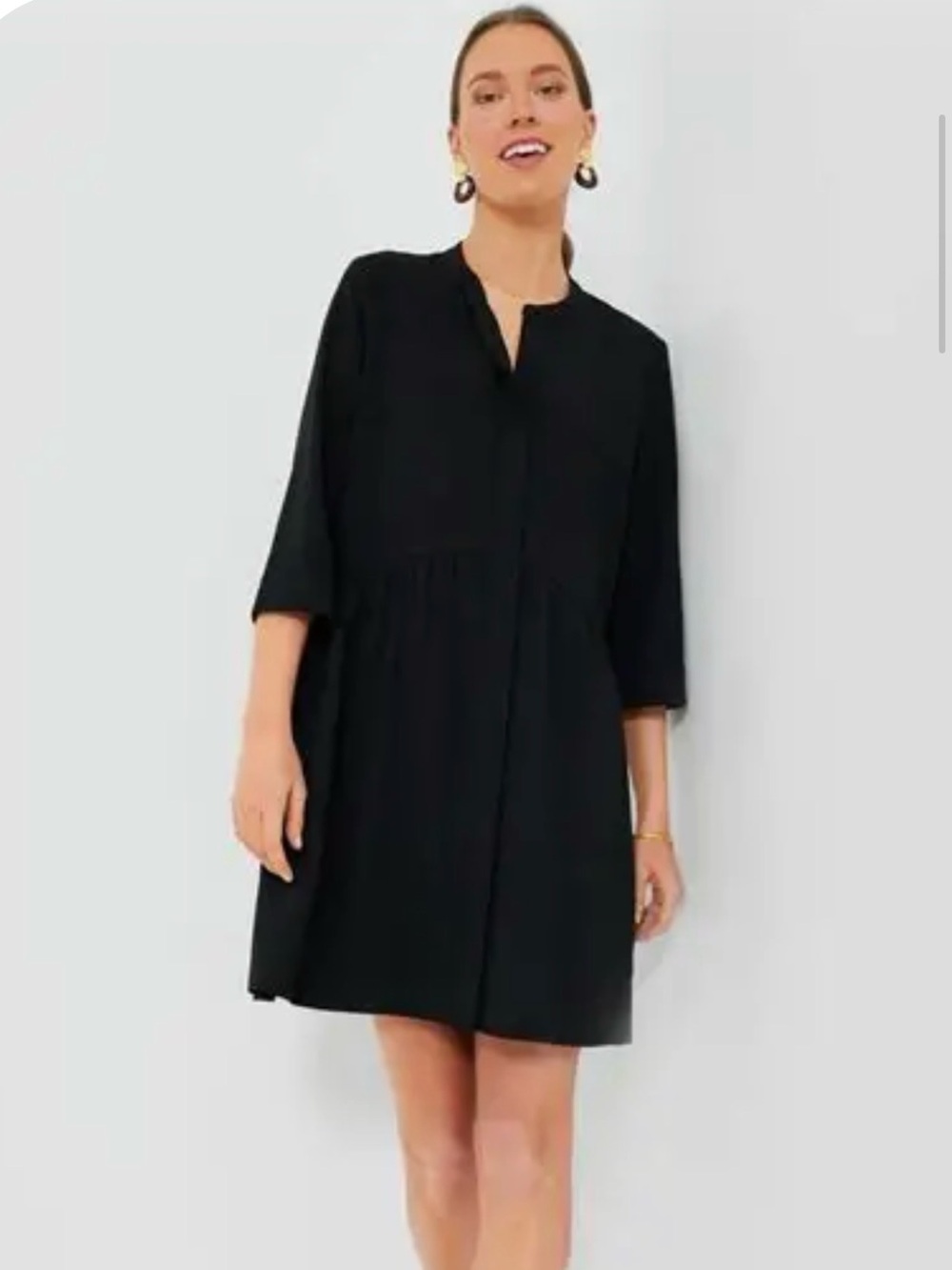 Tuckernuck XL Black Royal Shirt Dress